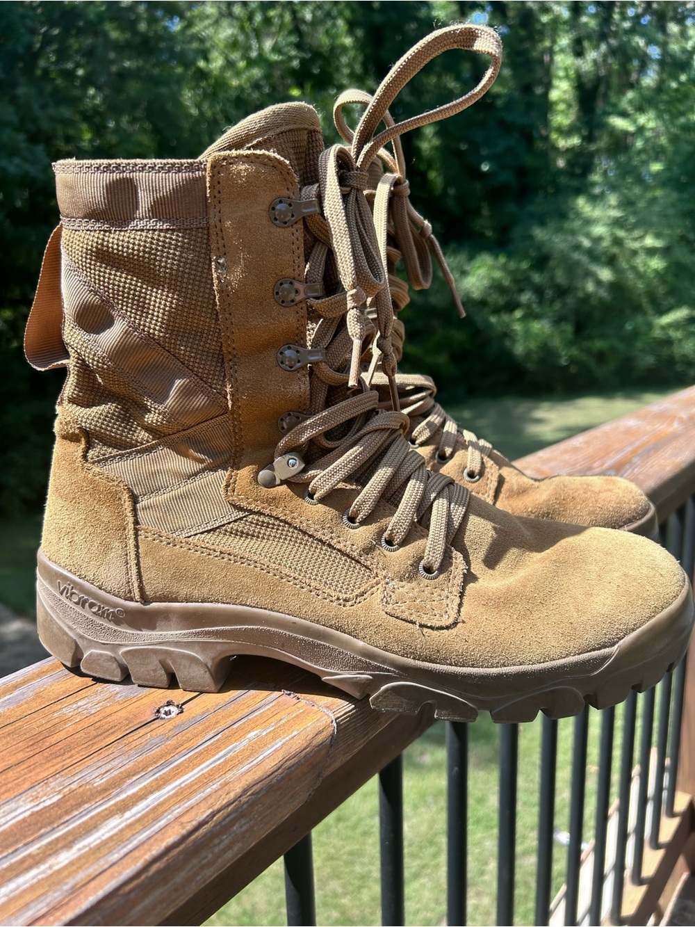 Garmont T8 Bifida Tactical Combat Boots Coyote Brown Men’s 11 Vibram